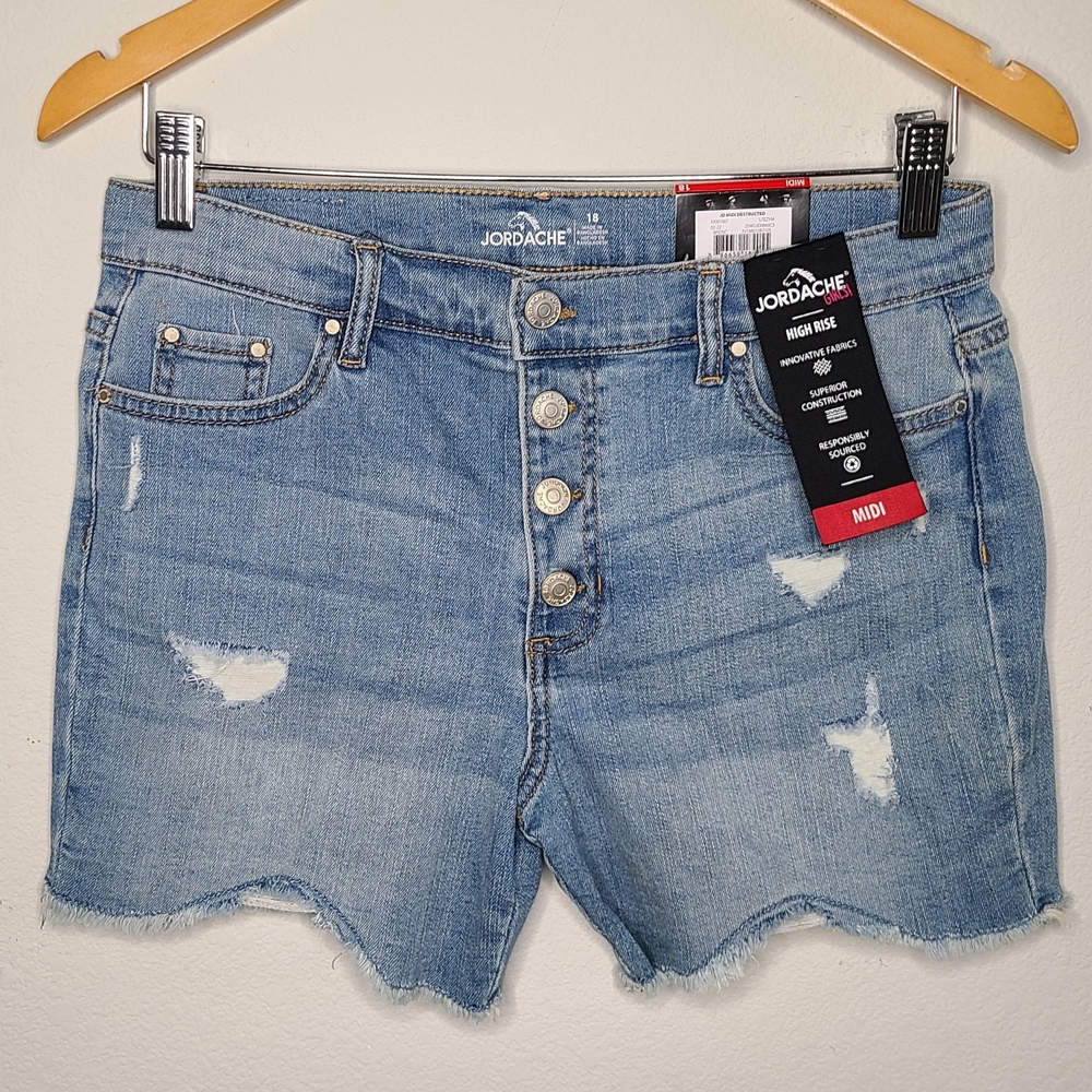 Jordache Girls Blue Denim Shorts